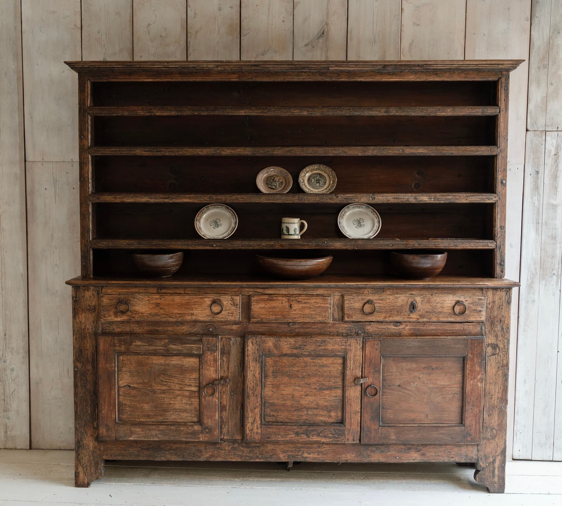 An Incredible 17th Century Dresser from the Piedmont Region of Italy