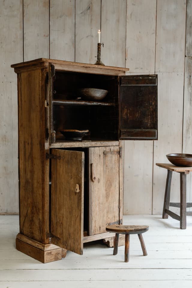 A Primitive Cupboard from the Apennine Mountains of Italy