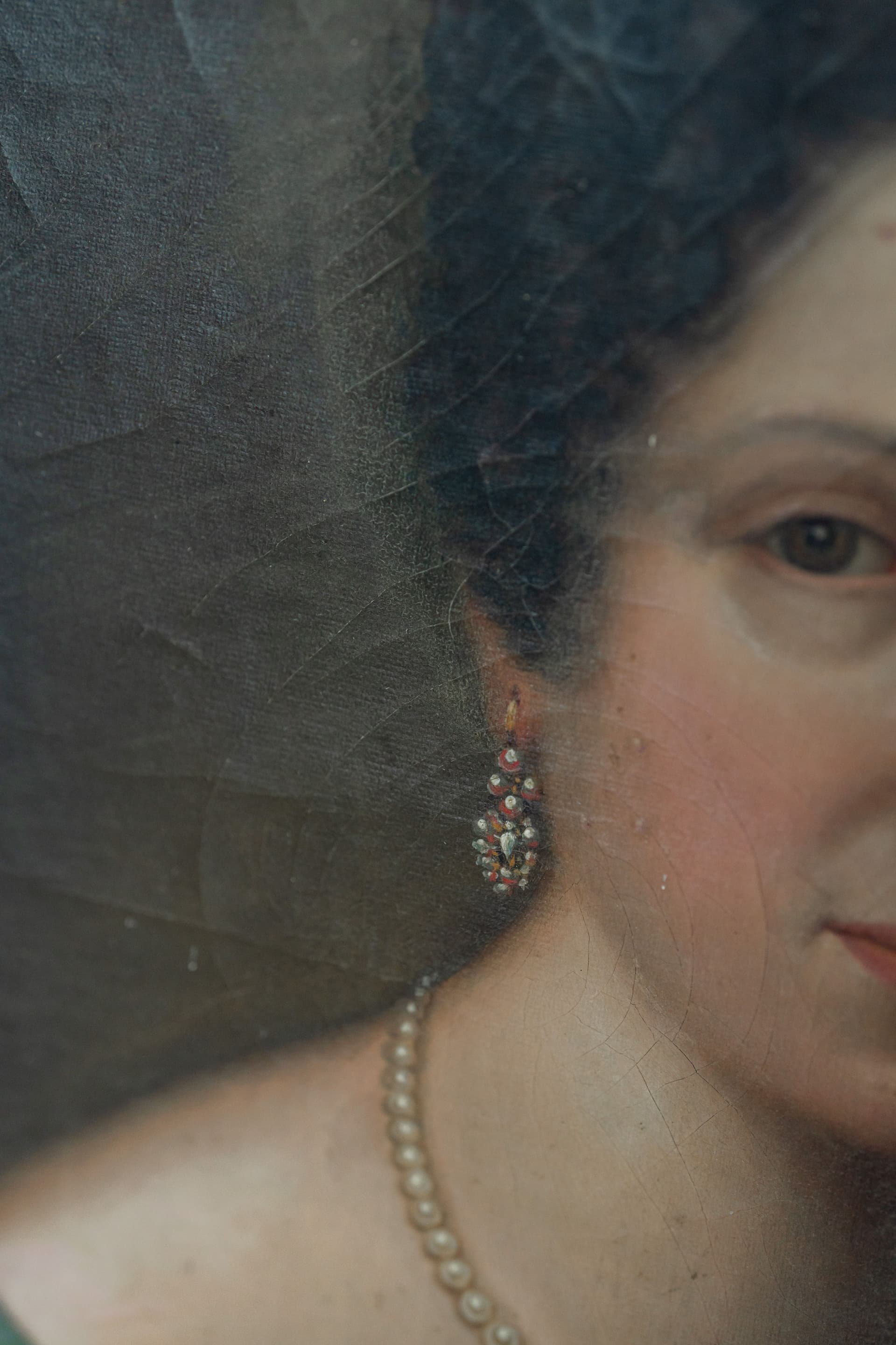 An Original Oil Painting of a Parisian Countess C1800's