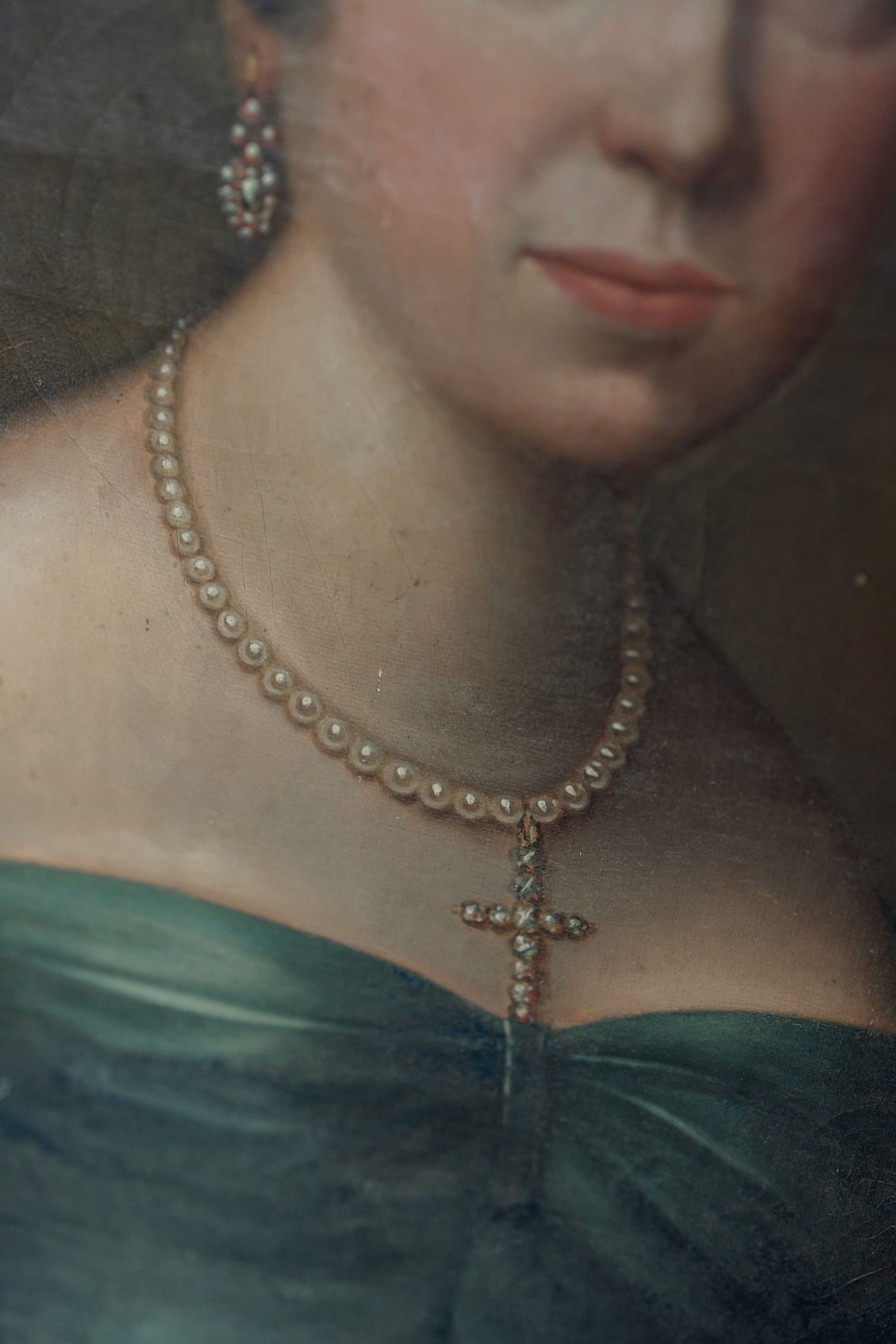 An Original Oil Painting of a Parisian Countess C1800's