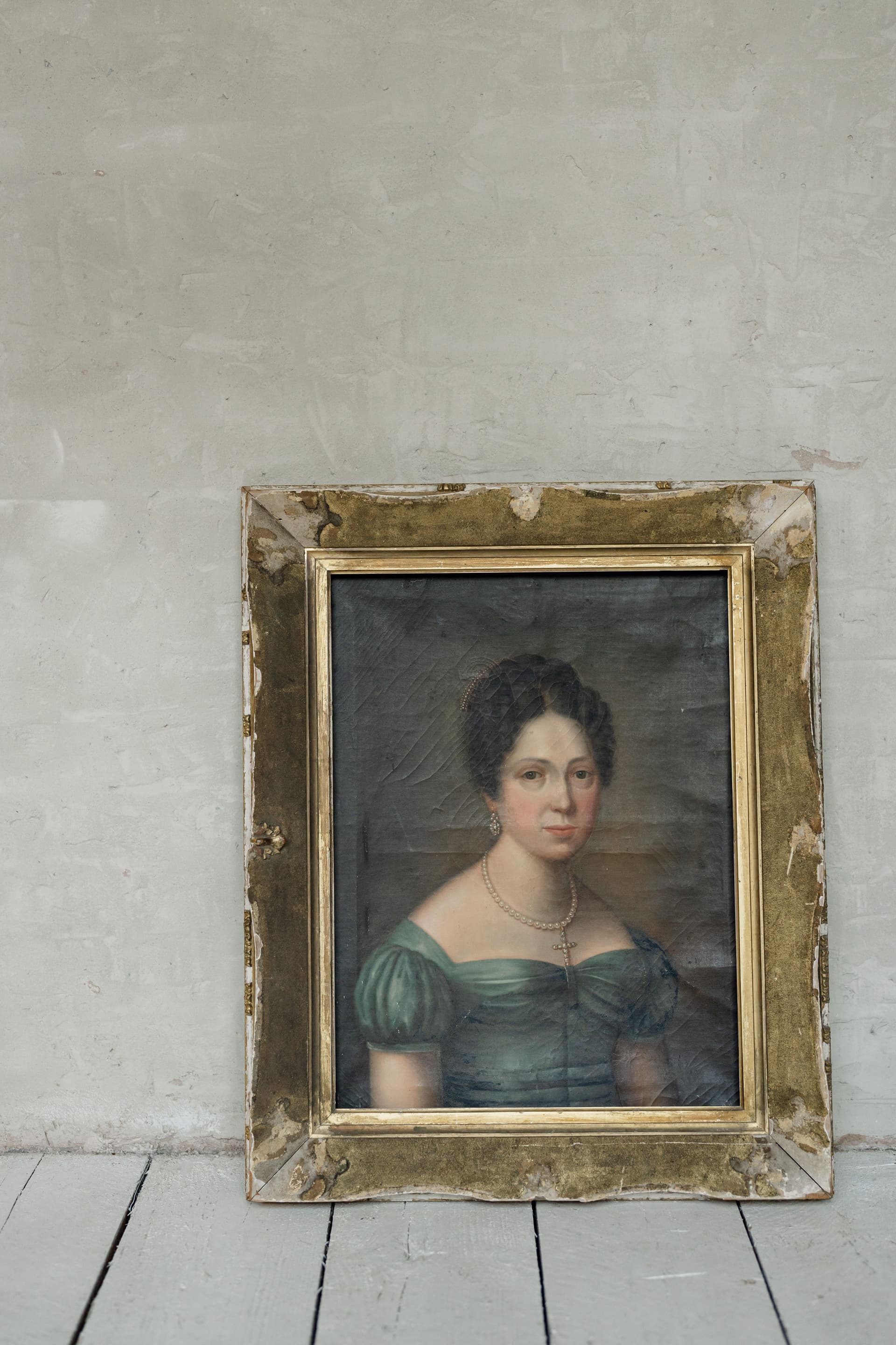 An Original Oil Painting of a Parisian Countess C1800's