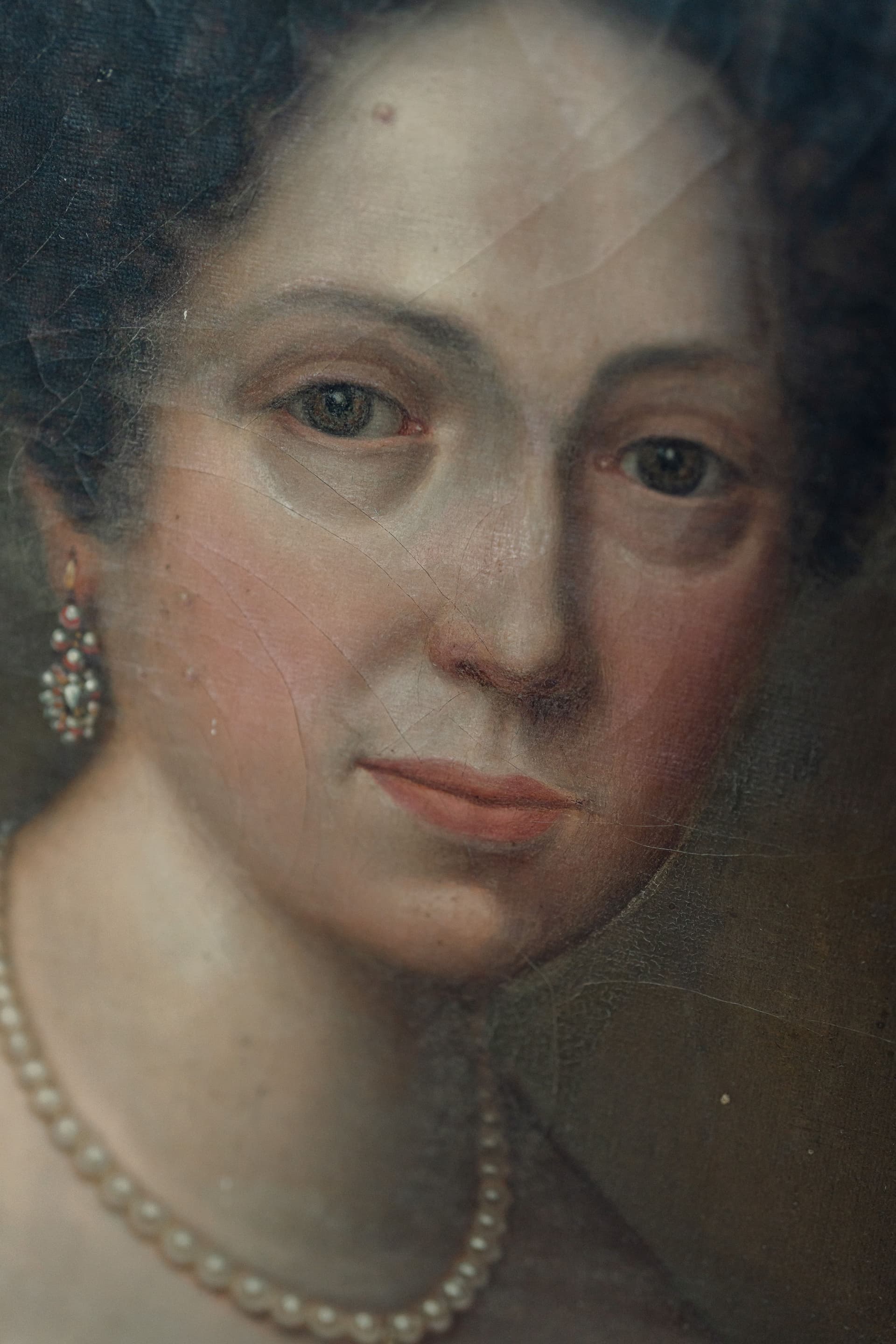 An Original Oil Painting of a Parisian Countess C1800's