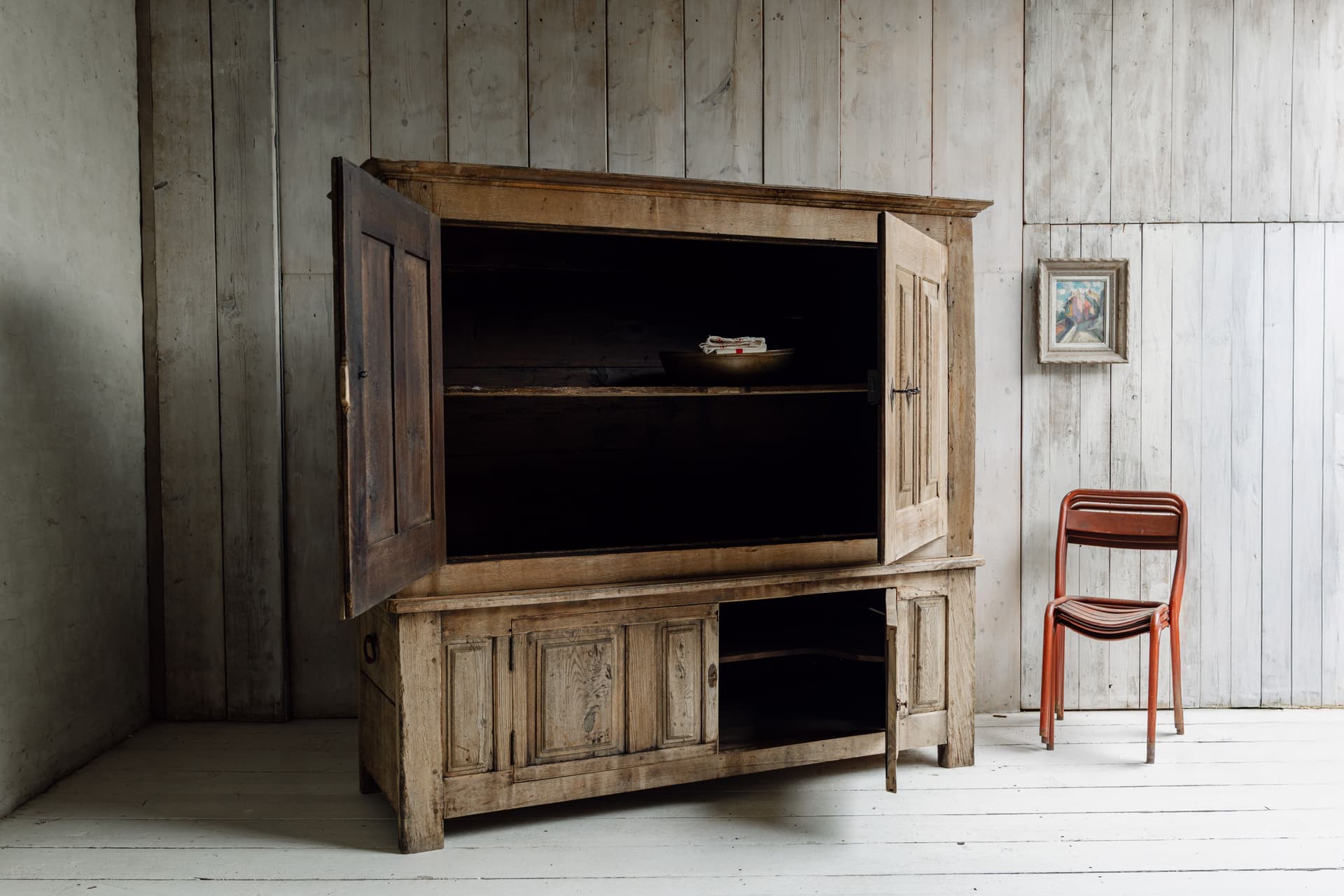 A Huge 19th Century French Oak Cupboard