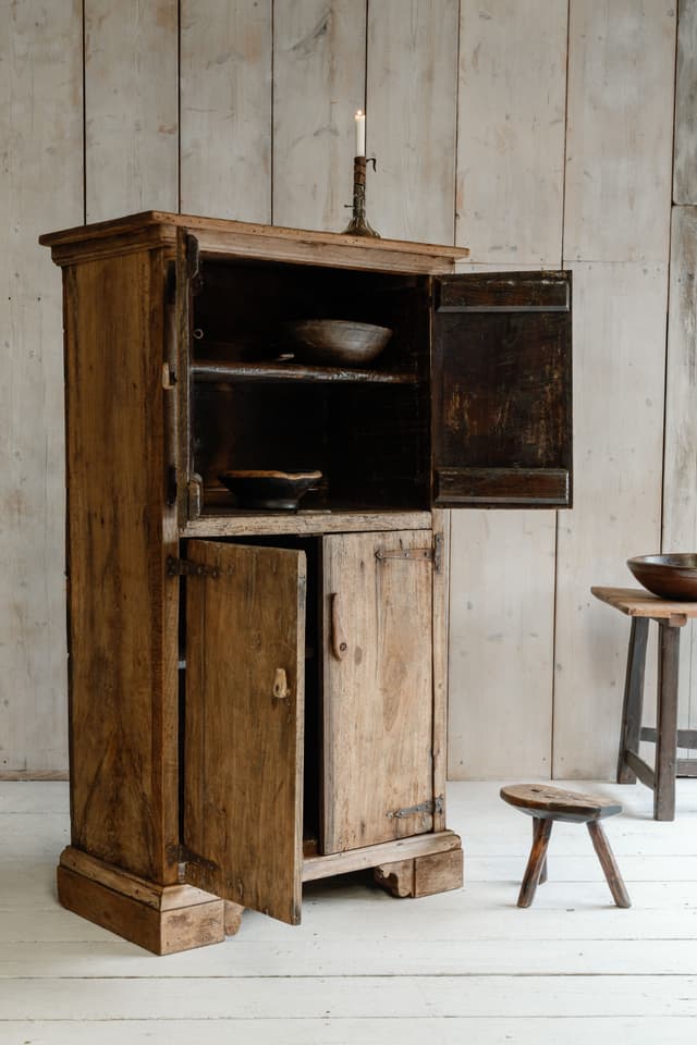 A Primitive Cupboard from the Apennine Mountains of Italy