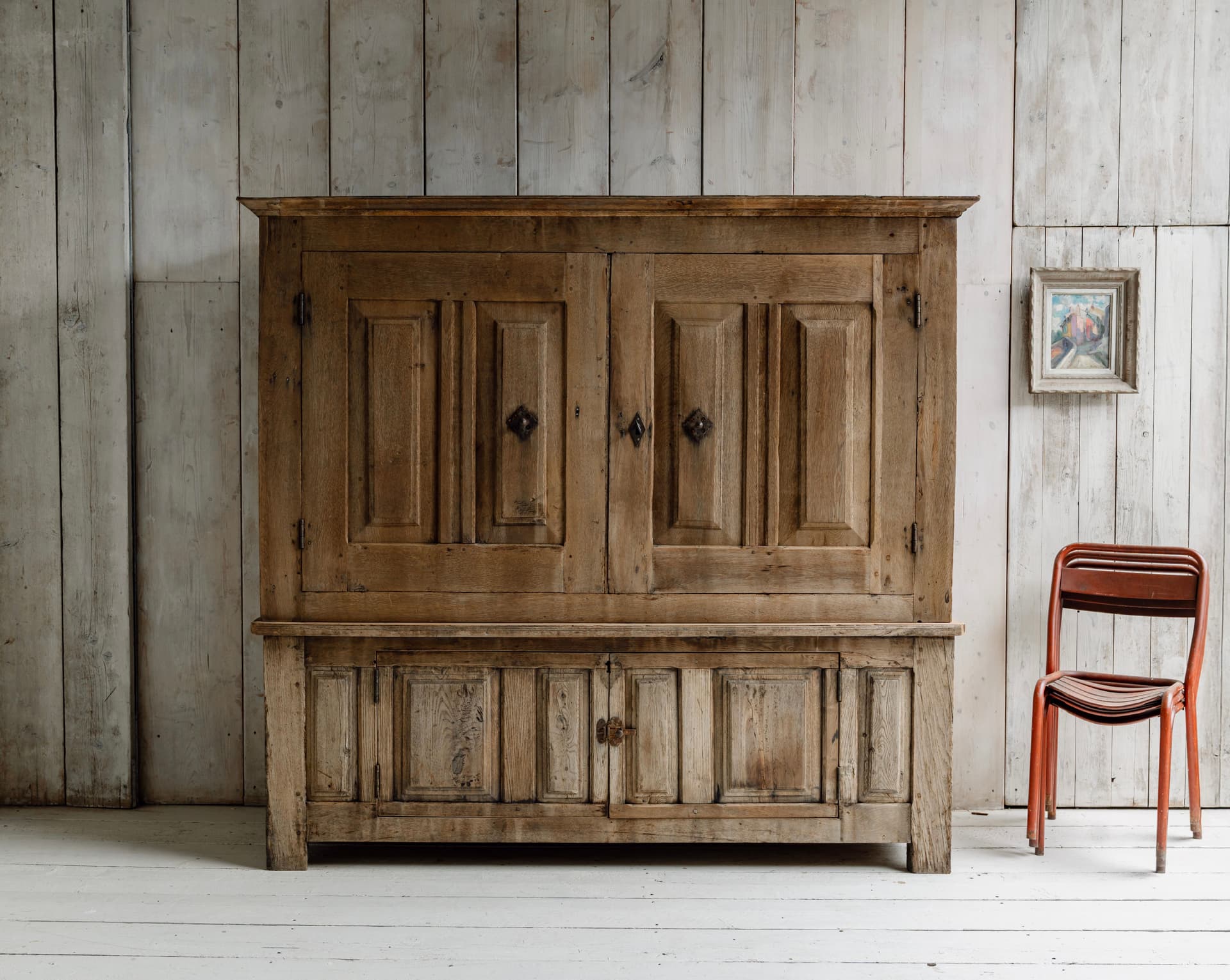 A Huge 19th Century French Oak Cupboard