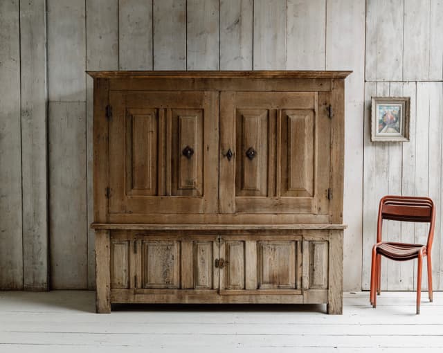 A Huge 19th Century French Oak Cupboard
