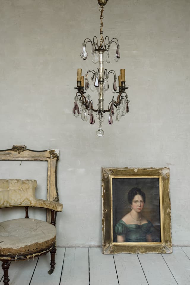 An Original Oil Painting of a Parisian Countess C1800's