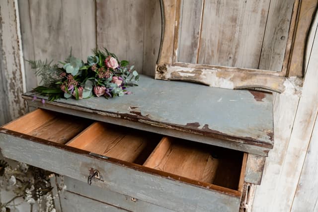 Original Swedish Gustavian Light Powder Blue Painted Commode c.1780