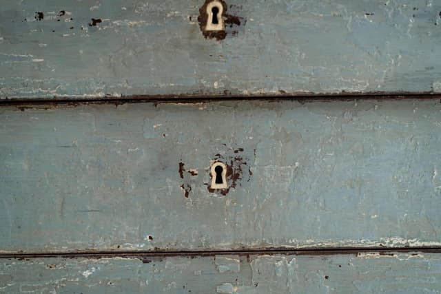 Original Swedish Gustavian Light Powder Blue Painted Commode c.1780