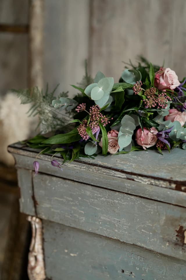 Original Swedish Gustavian Light Powder Blue Painted Commode c.1780