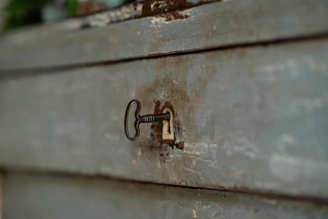 Original Swedish Gustavian Light Powder Blue Painted Commode c.1780